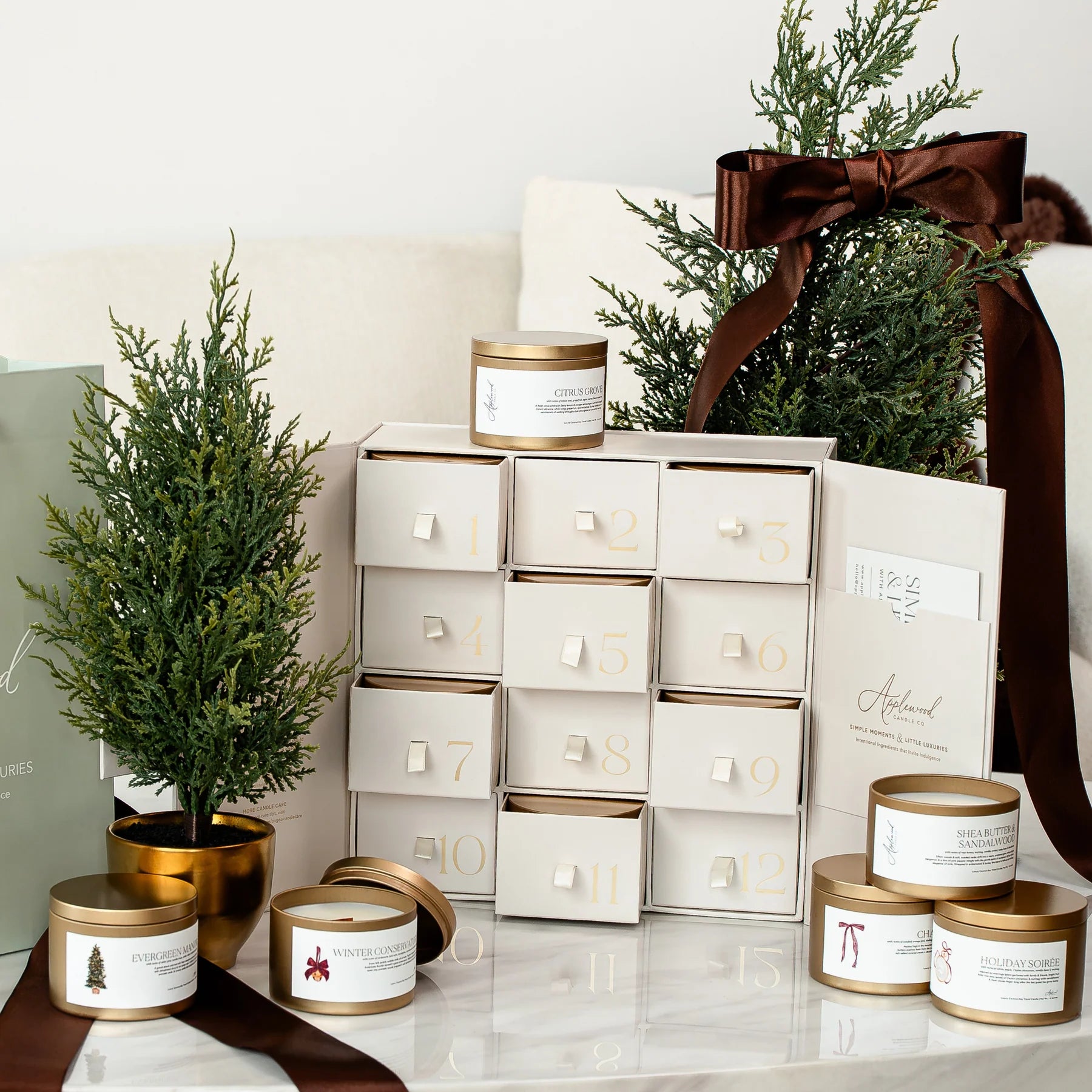 12 Days of Christmas | Non-Toxic Candle Advent Calendar
