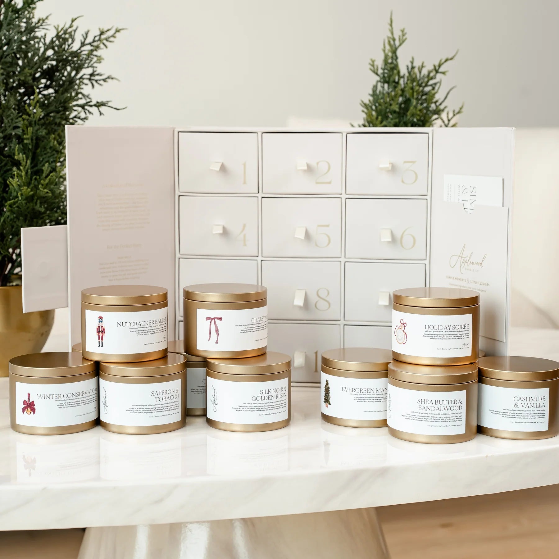 12 Days of Christmas | Non-Toxic Candle Advent Calendar