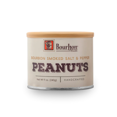 Bourbon Smoked Salt & Pepper Peanuts - Michigan Southern Charm