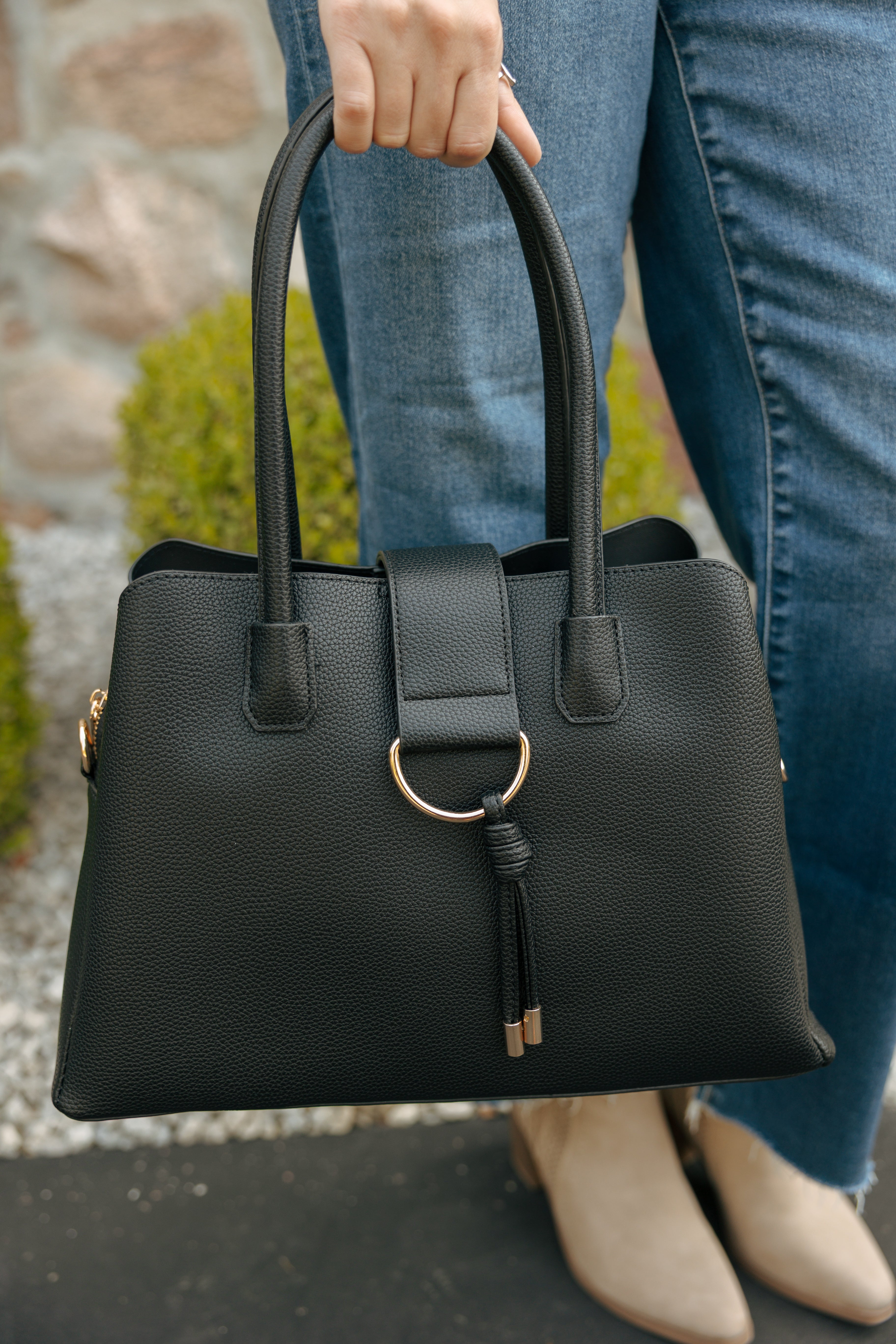 Felicity Black Crossbody Bag