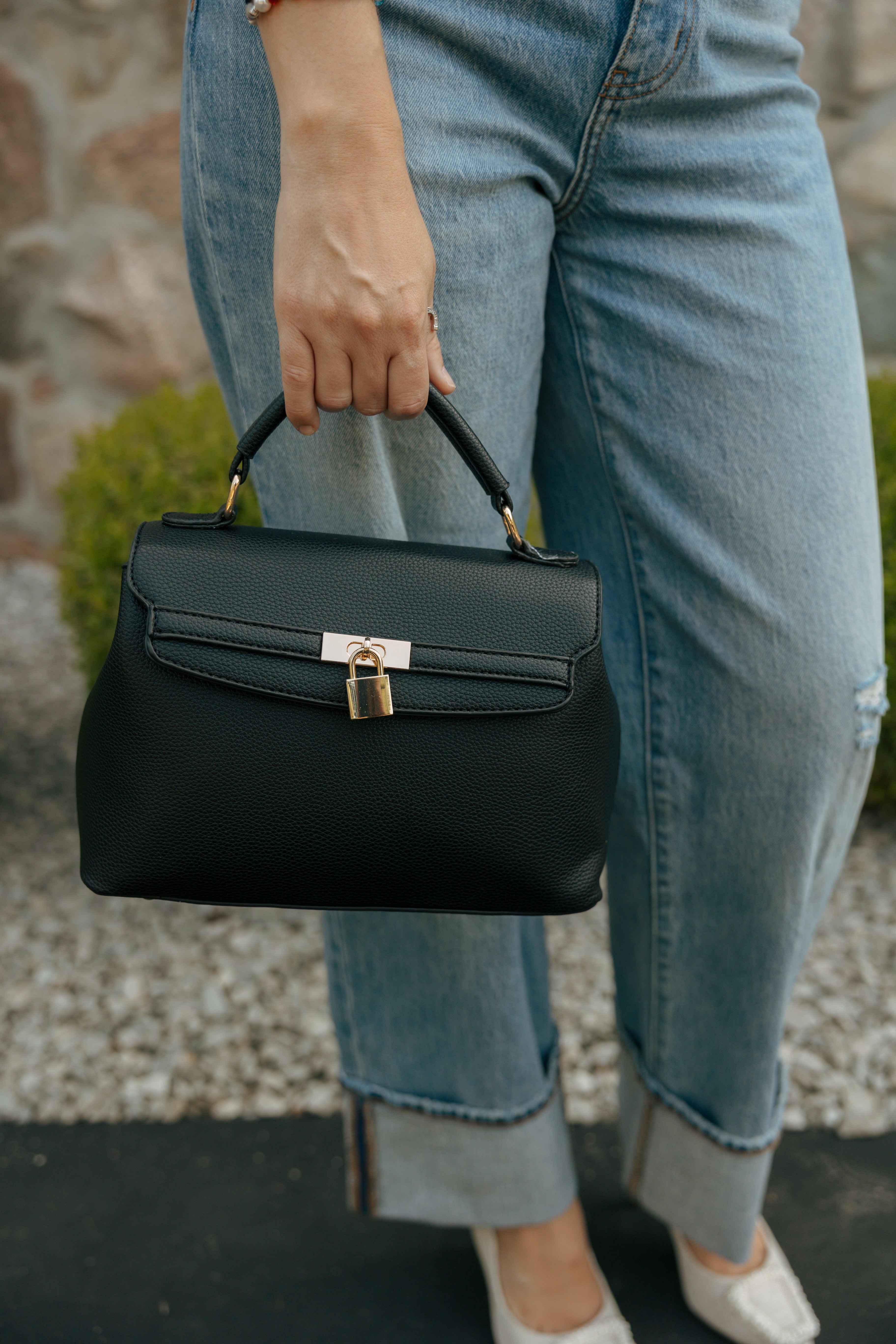 Bella Black Mini Crossbody Bag
