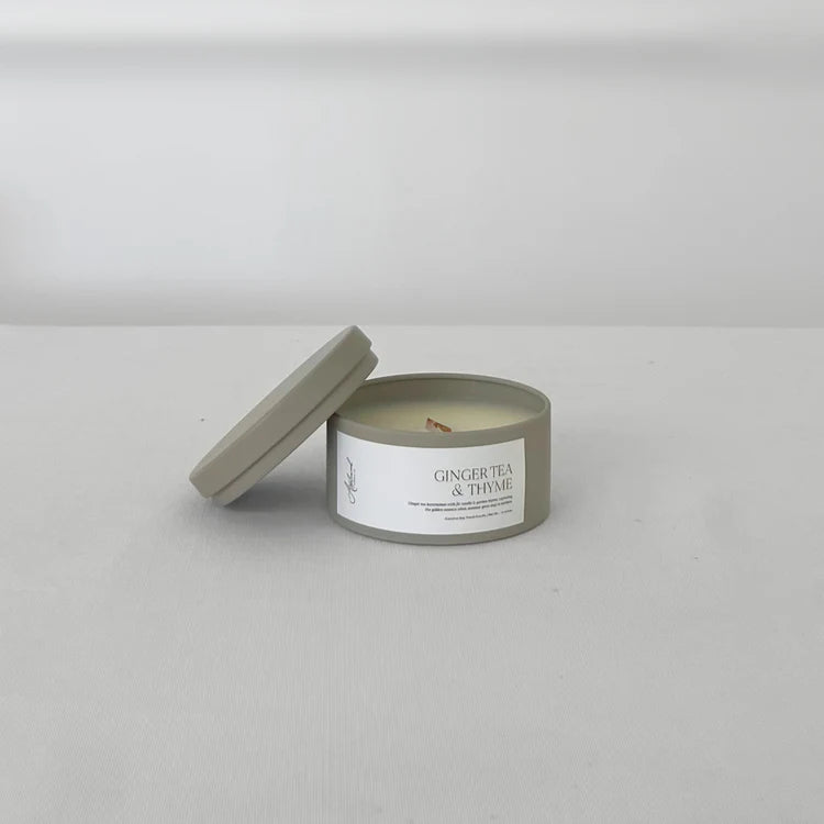 GINGER TEA & THYME Travel Candle