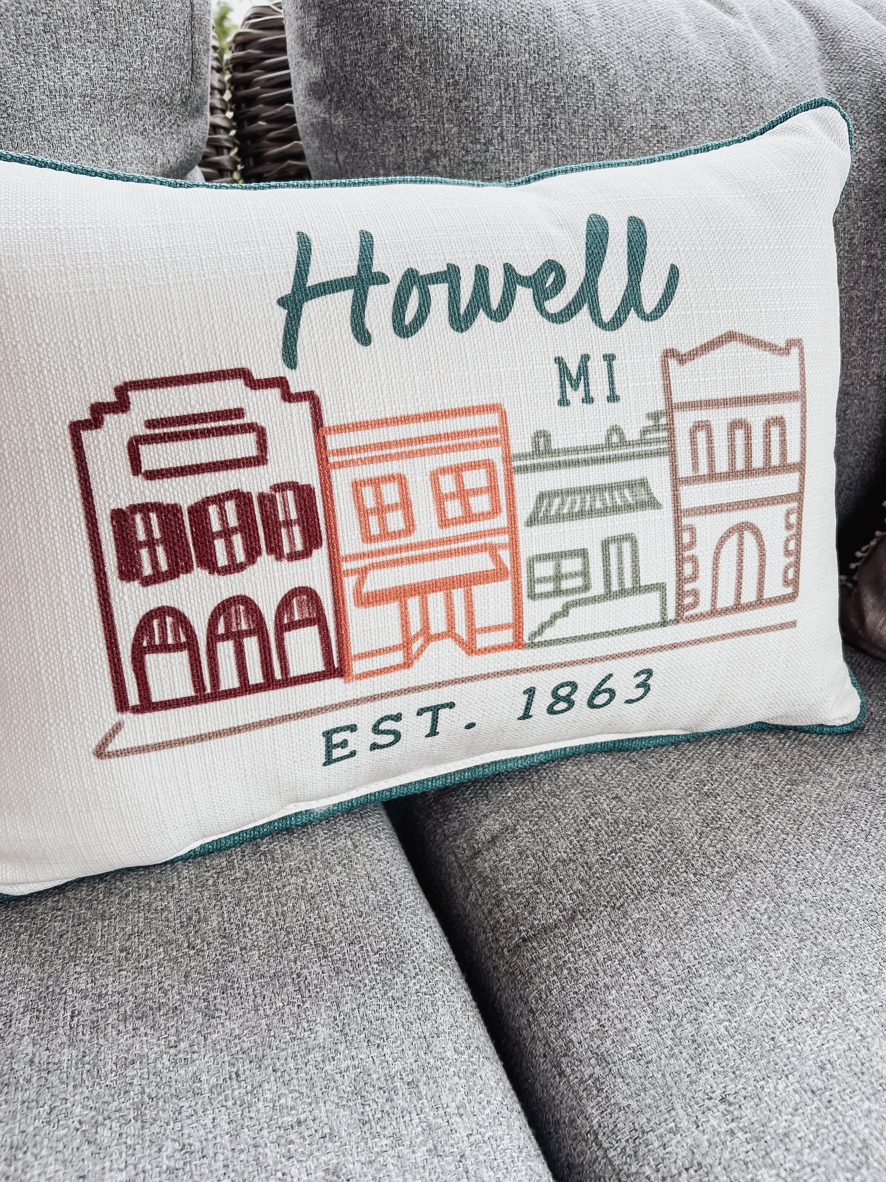 HOWELL MAIN STREET HOMETOWN PILLOW