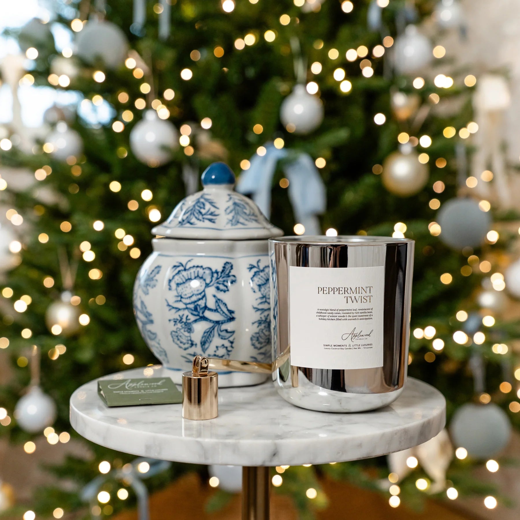 Peppermint Twist Luxury Candle