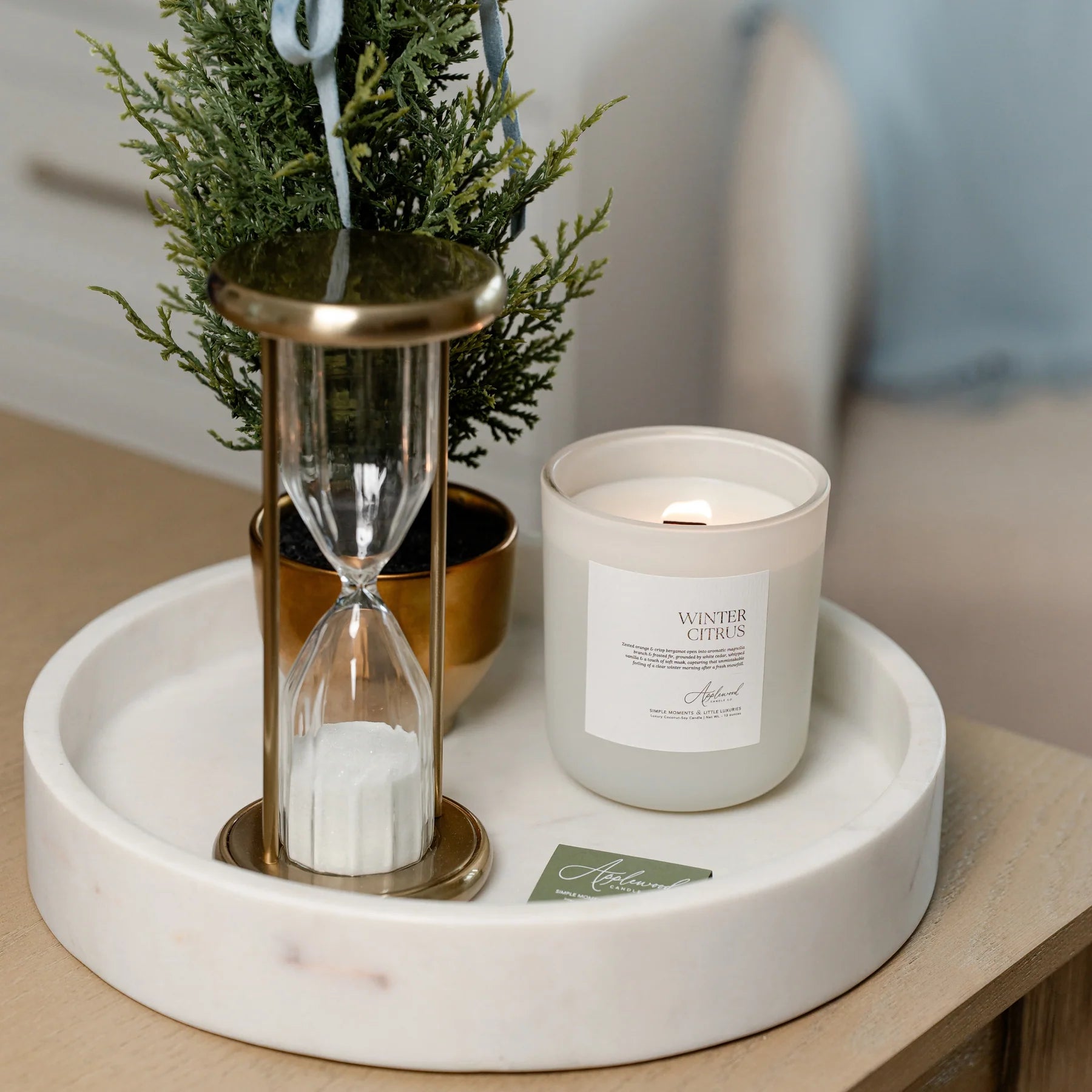 Winter Citrus Luxury Candle