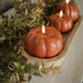 3.5" ORANGE 3D FLAME SHORT PUMPKIN CANDLE - Michigan Southern Charm