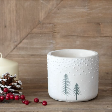 5" SKINNY TREES PLANTER - Michigan Southern Charm
