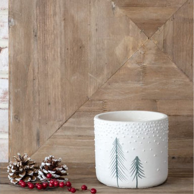 4" SKINNY TREES PLANTER - Michigan Southern Charm