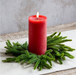 6.5" PINE CANDLE RING - Michigan Southern Charm