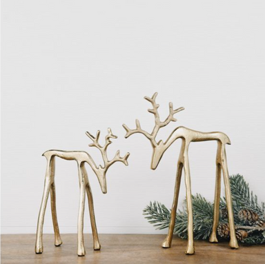 GOLD LOOK DOWN REINDEER - Michigan Southern Charm