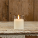 4" GLASS 3D FLAME CANDLE - Michigan Southern Charm
