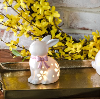 BOW BUNNY LED LIGHT UP 3.5 - Michigan Southern Charm