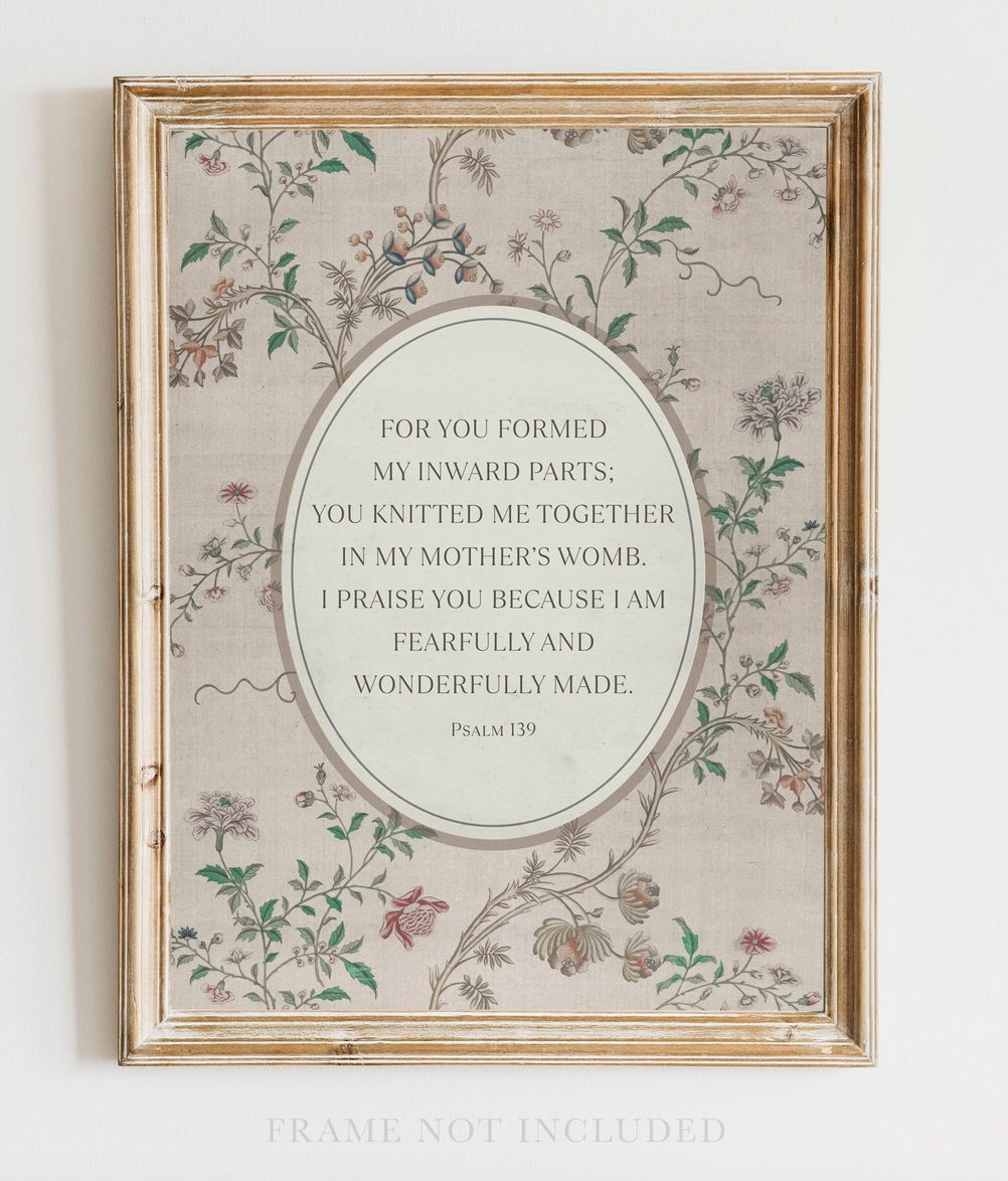 Wonderfully Christian Art Print - Michigan Southern Charm