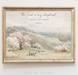 Lord Is My Shepherd Christian Art Print - Michigan Southern Charm