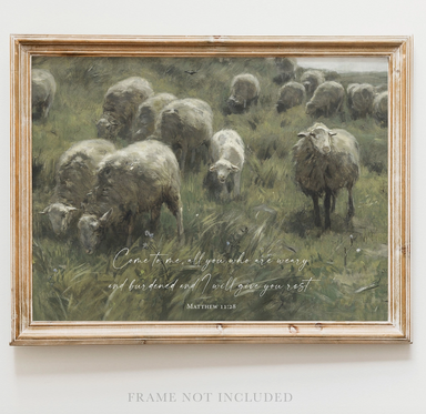 Come To Me Christian Art Print - Michigan Southern Charm