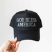 God Bless America Hat - Dark Gray & Black - Michigan Southern Charm