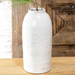 11.2" WHITE CERAMIC VASE - Michigan Southern Charm