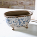 BLUE HEIRLOOM BATHTUB - Michigan Southern Charm