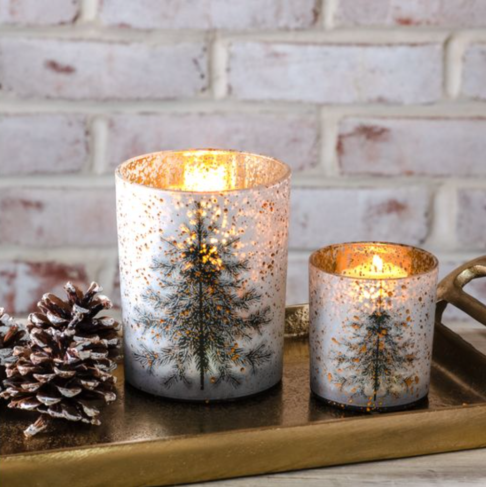 GOLD TREE DOTS LANTERN