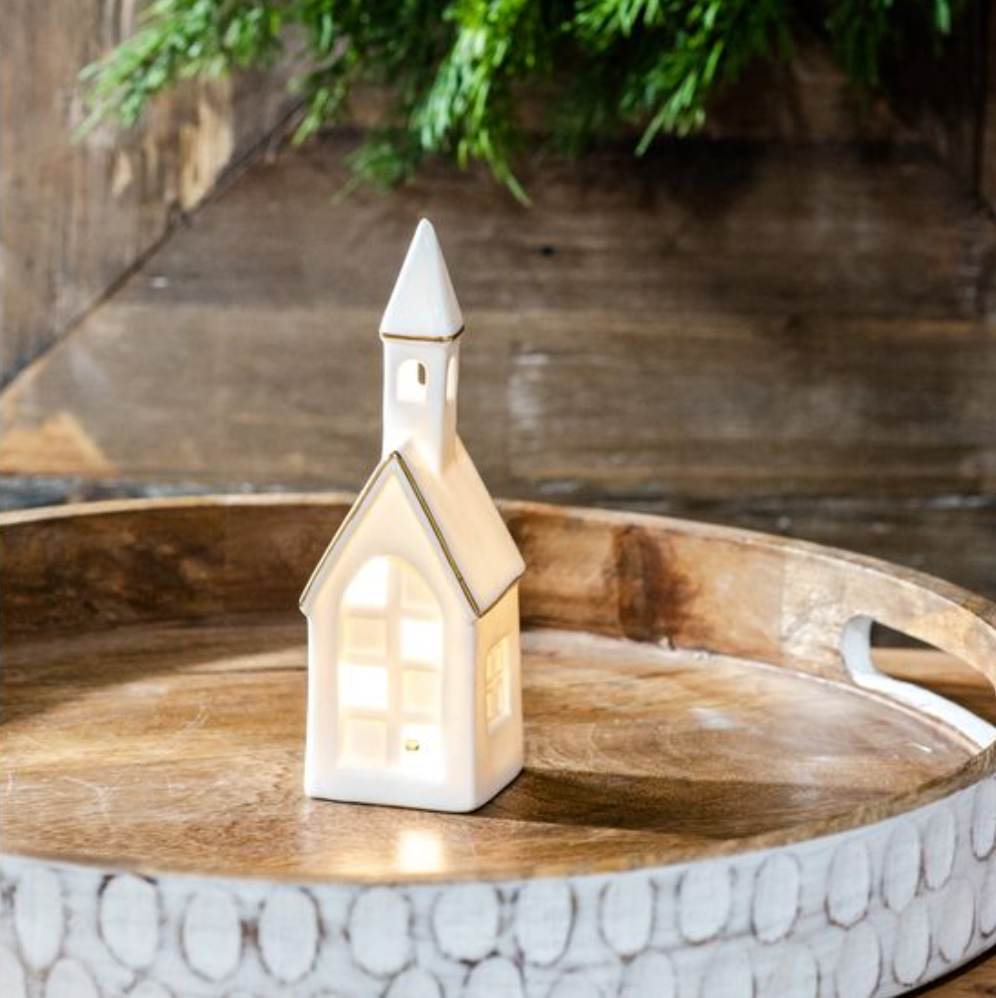 CERAMIC LIGHT UP CHAPEL