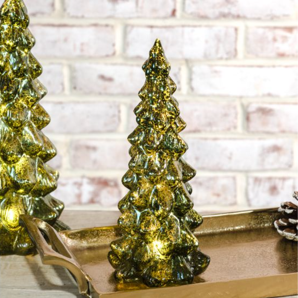 9.8"H LED EVERGREEN TREE