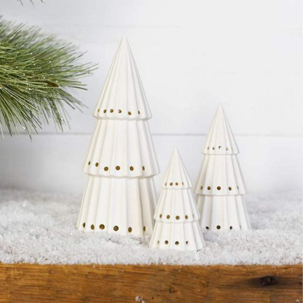 CERAMIC LIGHT UP CHRISTMAS TREE
