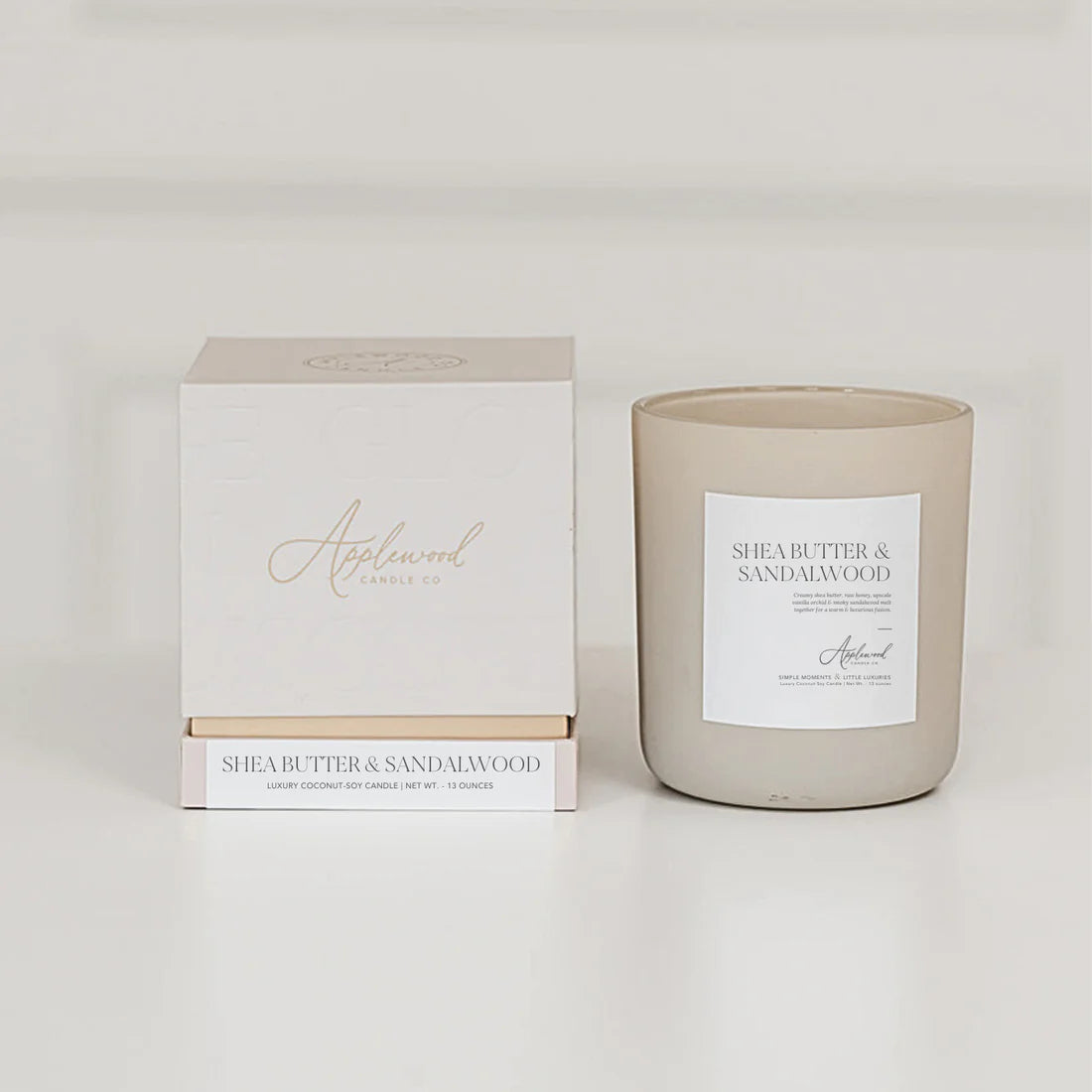 SHEA BUTTER & SANDALWOOD | Luxury Candle - Michigan Southern Charm