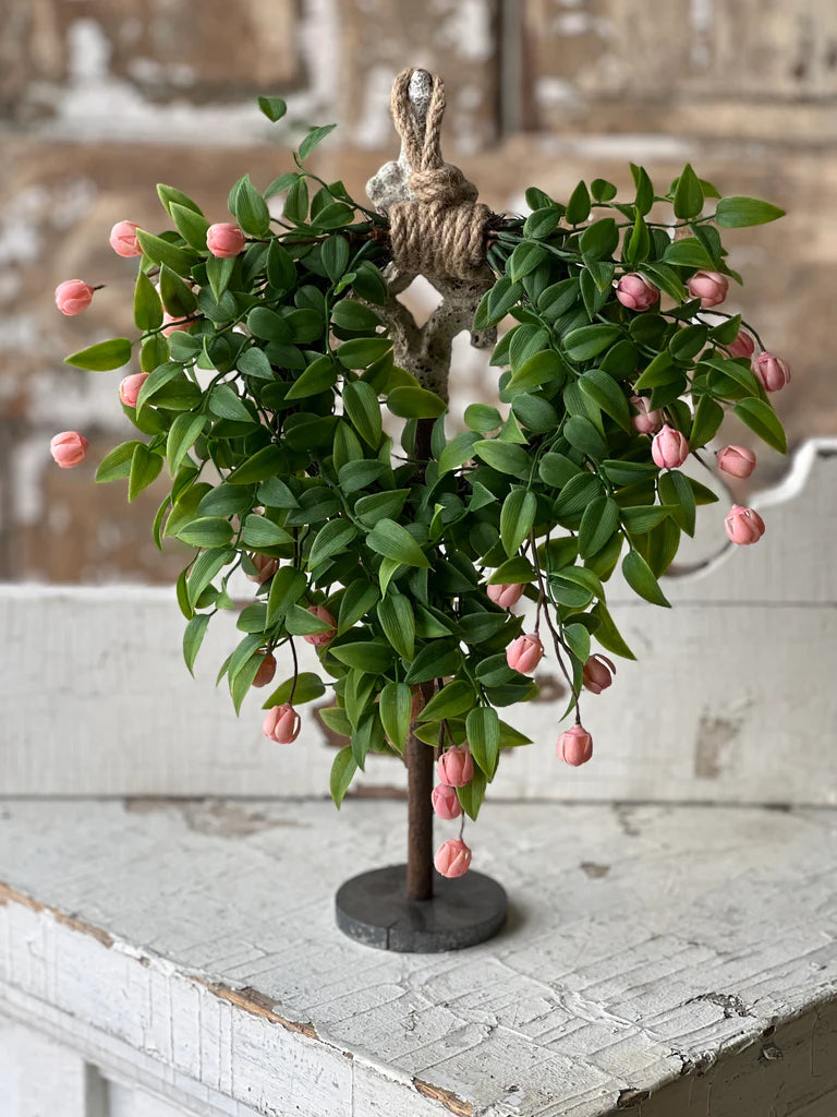 Pink Billows Buds Wreath | 10"