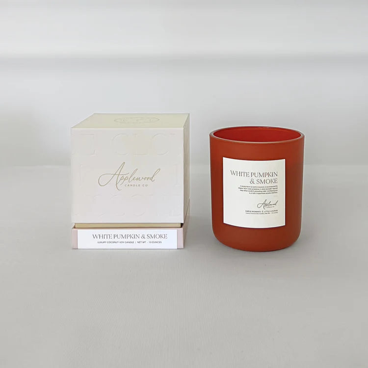 WHITE PUMPKIN & SMOKE Luxury Candle