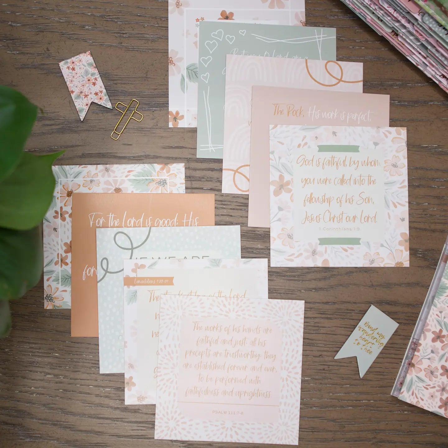 Bible Verse Cards | God's Faithfulness Scripture Cards - Michigan Southern Charm
