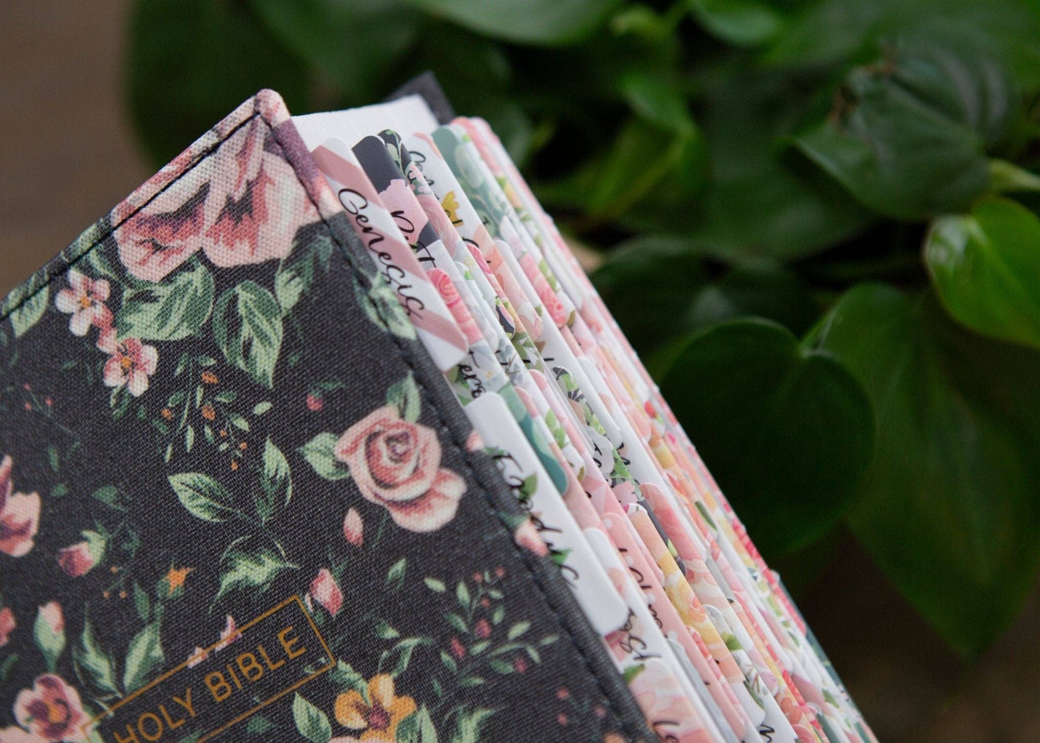 Bible Index Tabs | Floral Bible Tabs