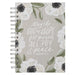 Joy and Peace Gray Floral Spiral Journal - Michigan Southern Charm