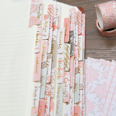 Pretty Peach Bible Book Tabs - Michigan Southern Charm