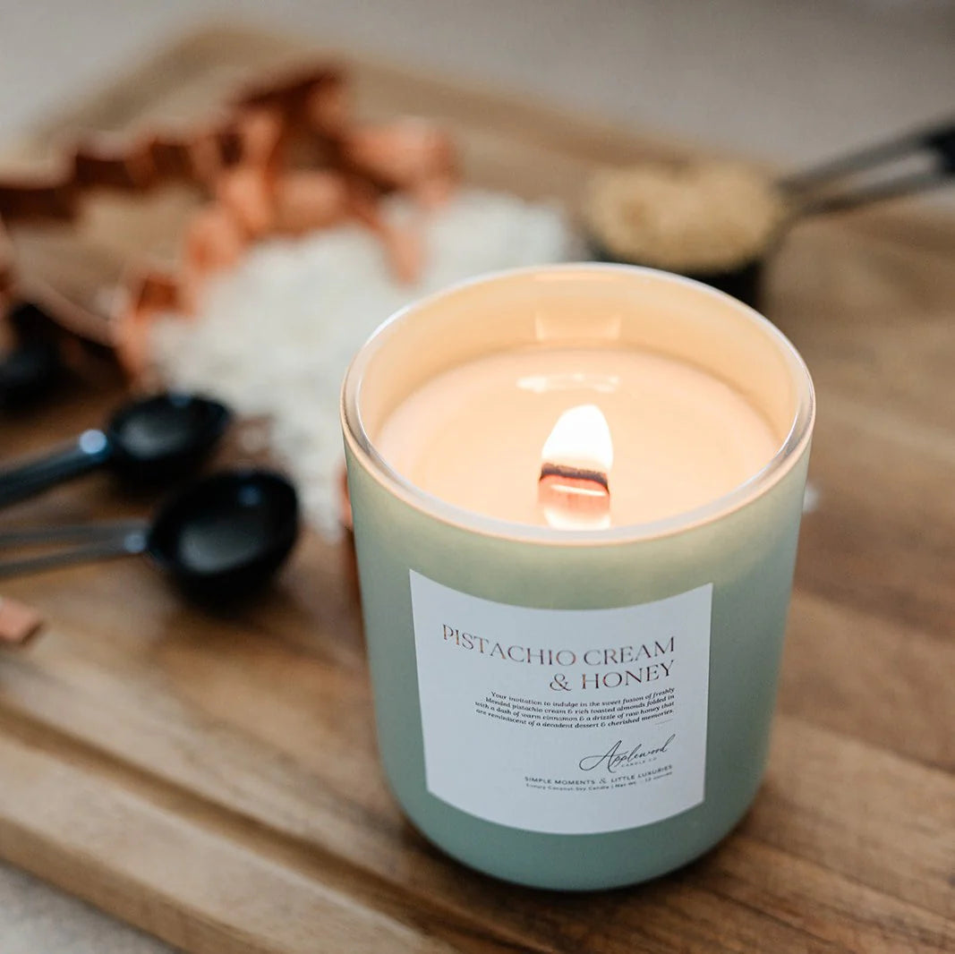 Pistachio Cream & Honey Luxury Candle