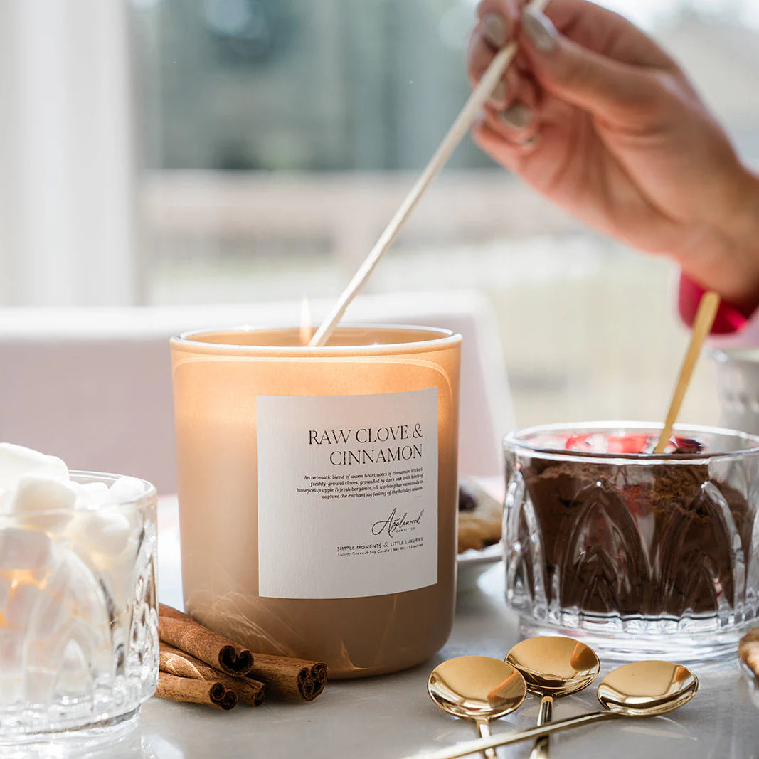 Raw Clove & Cinnamon Luxury Candle