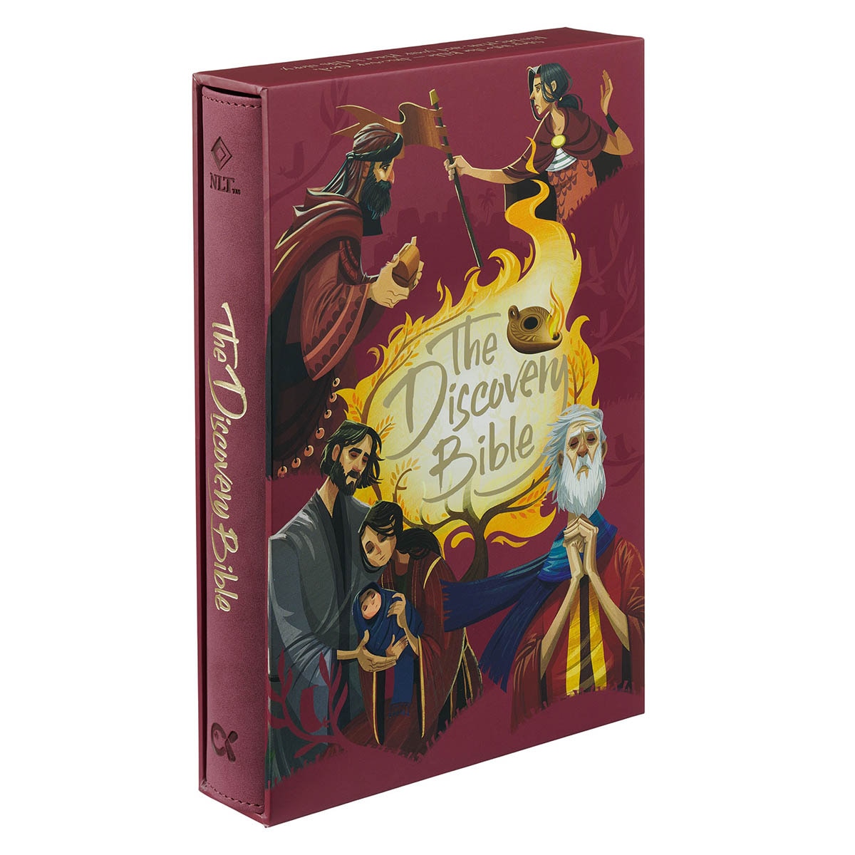 The Discovery Bible Faux Leather For Kids Purple