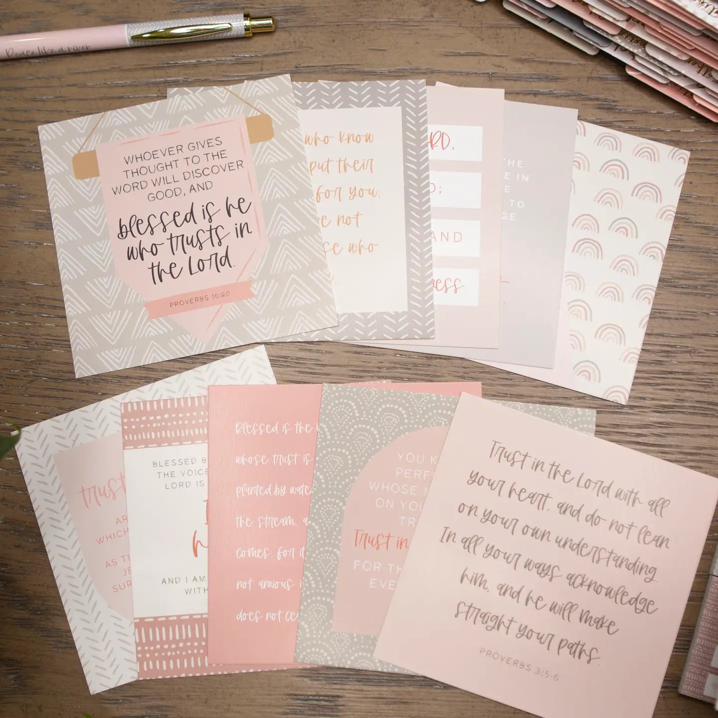 Bible Verse Cards On Trusting God - Michigan Southern Charm
