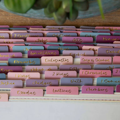 Ombre Bible Index Tabs | Colorful Bible Tabs - Michigan Southern Charm