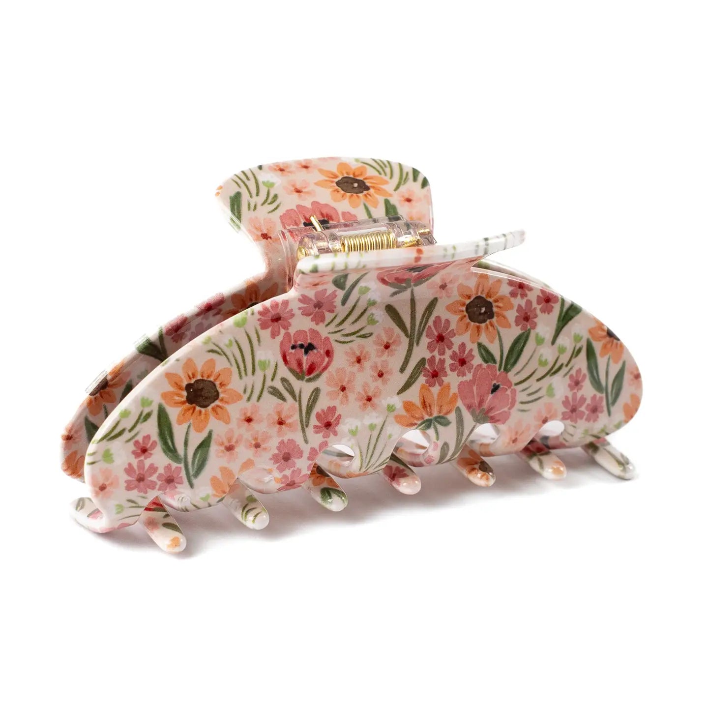 Sunny Poppies Claw Clip