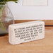 Be Strong & Courageous Marble stone - Michigan Southern Charm