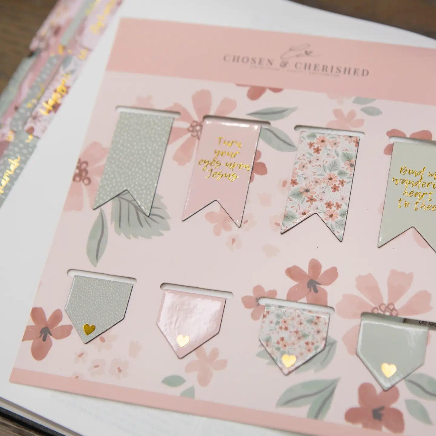 Spring Floral Magnetic Bookmarks For Bible - Michigan Southern Charm