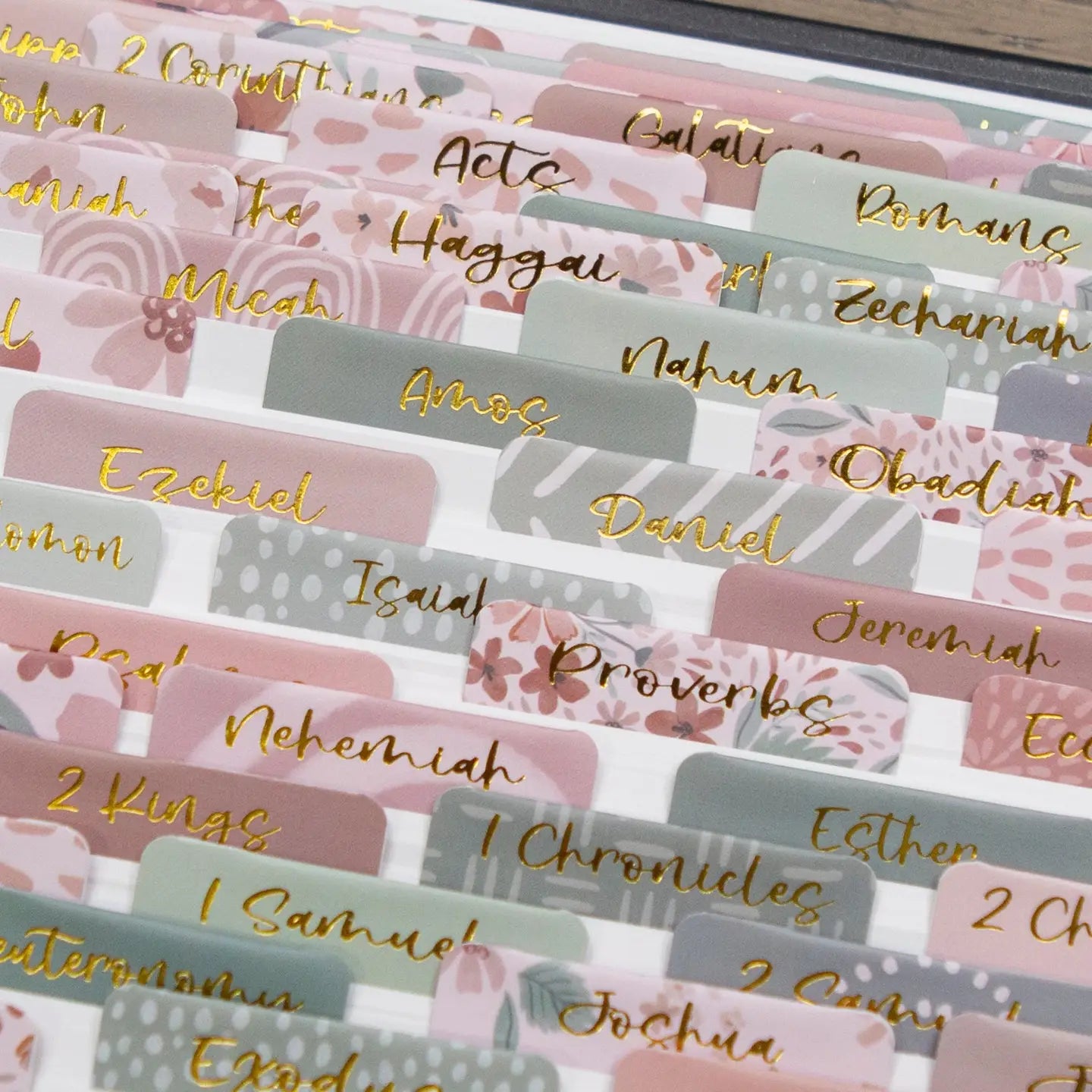 Spring Floral Bible Tabs - Michigan Southern Charm