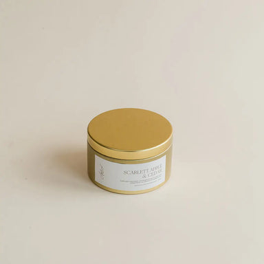 Scarlett Apple & Cedar Travel Candle - Michigan Southern Charm