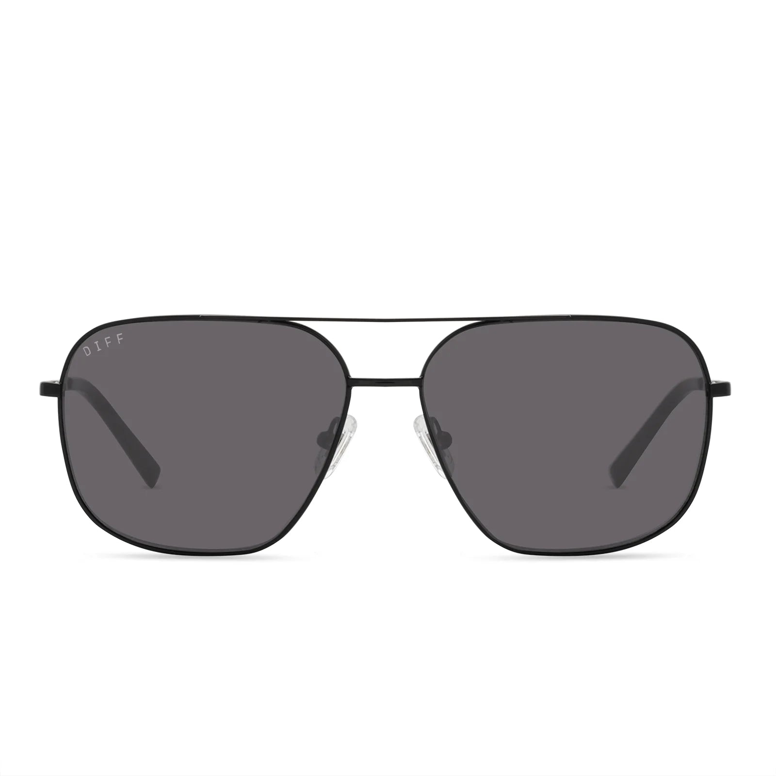 DIFF Jonas Black Grey Sunglasses