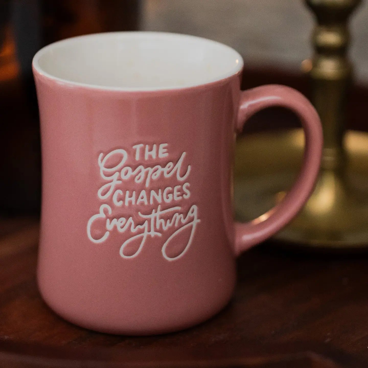 The Gospel Changes Everything Primrose Mug