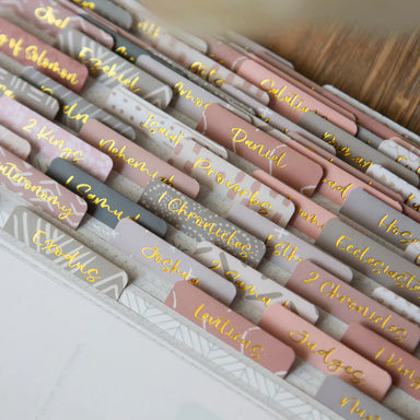 Neutral Bible Tabs - Michigan Southern Charm