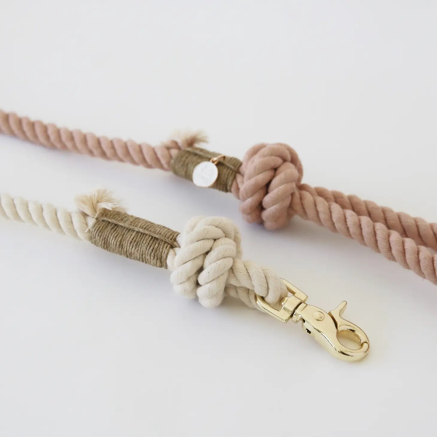 Antique Rose Dog Rope Leash