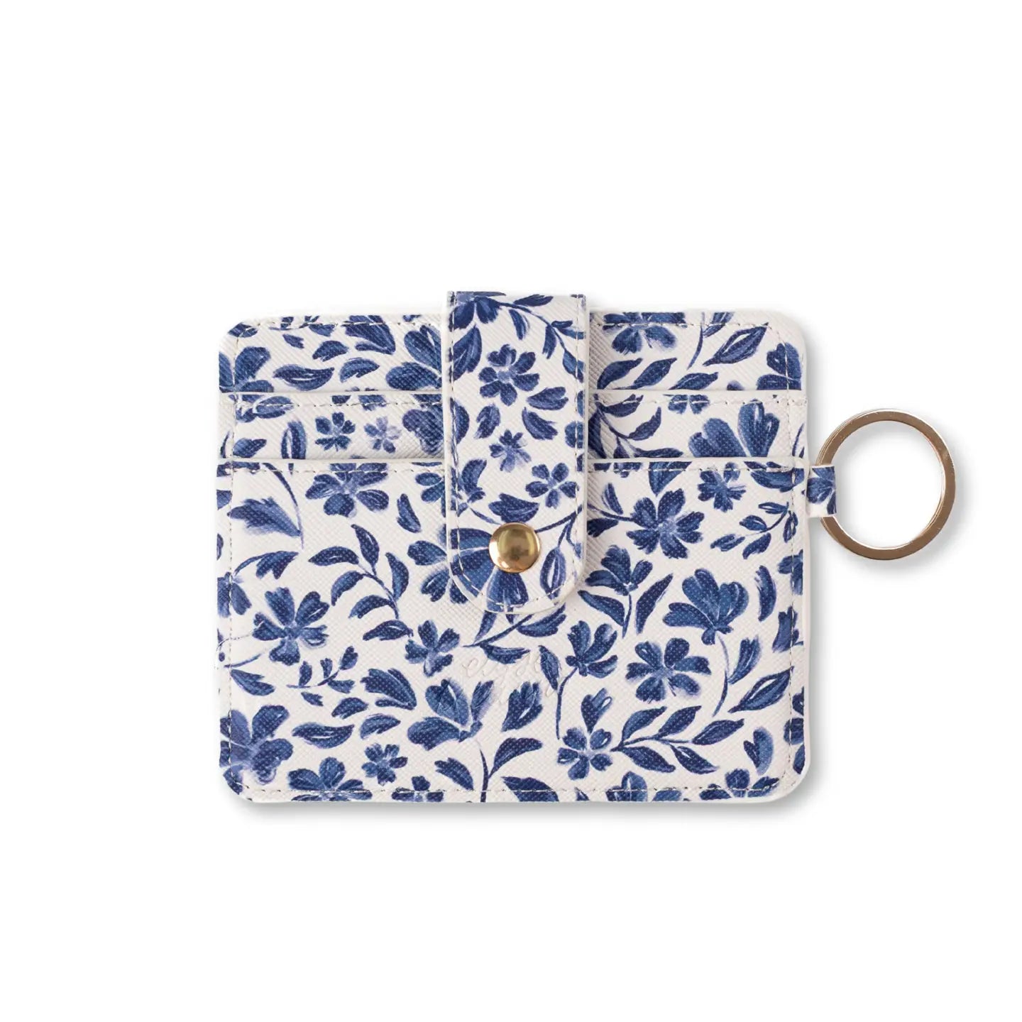 Porcelain Floral Card Wallet