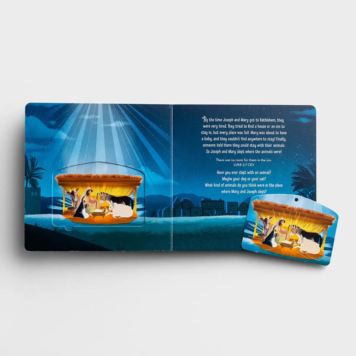 Jesus is Born: Nativity Ornament Board Book (Advent Devotional for Kids) - Michigan Southern Charm