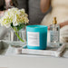 Mediterranean Cove Luxury Candle, Blue